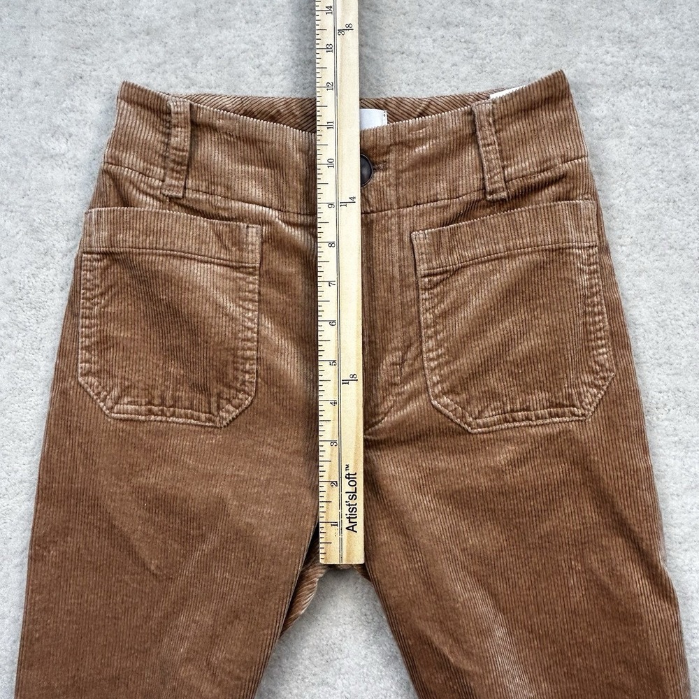 Maeve Anthropologie The Colette Wide Leg Corduroy Pants Womens 23 Full Length - Picture 5 of 10